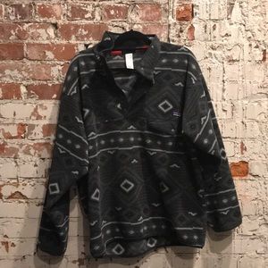 Grey Aztec synchilla patagonia pullover